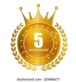 Crown medal frame