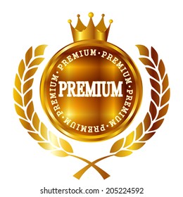 Crown medal frame