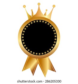 Crown medal frame