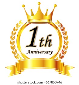 Crown medal frame icon