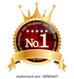 Crown medal icon