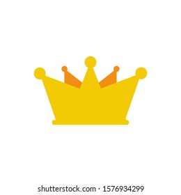 Crown multicolored icon. Symbol, logo illustration for mobile concept and web design.