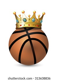 Crown on the basketball Balls