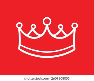 crown ornament icon design vector