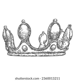 Crown from over the baby Jesus Christ, Son of God and savior of the world. Symbol of sacrifice on the cross, for the salvation of humanity. Messiah prophecies and divinity, sovereignty