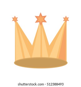 crown party isolated icon vector illustration design
