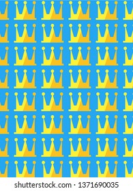 crown pattern vector background