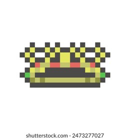 crown pixel art for dynamic digital projects and designs.