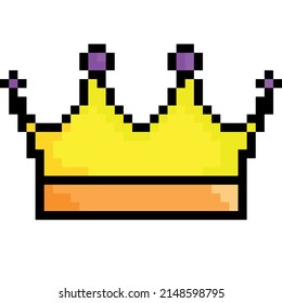 Crown Pixel Item Virtual Item for Game or Graphics