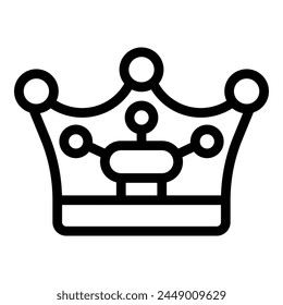 Crown price service icon outline vector. Form mail list. Dark revenue