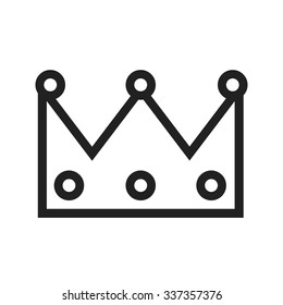 Crown, princess, king icon vector image. Can also be used for party. Suitable for web apps, mobile apps and print media.