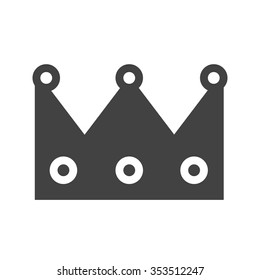 Crown, princess, king icon vector image. Can also be used for party. Suitable for web apps, mobile apps and print media.