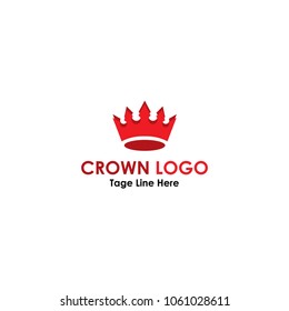 Crown Red Logo Vector Stock Vector (Royalty Free) 1061028611 | Shutterstock