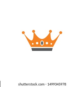 Crown related icon on background for graphic and web design. Simple illustration. Internet concept symbol for website button or mobile app.