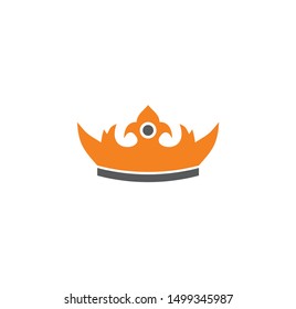Crown related icon on background for graphic and web design. Simple illustration. Internet concept symbol for website button or mobile app.