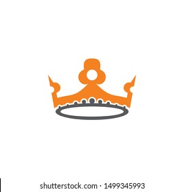 Crown related icon on background for graphic and web design. Simple illustration. Internet concept symbol for website button or mobile app.