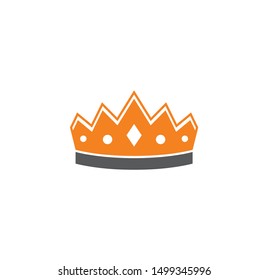 Crown related icon on background for graphic and web design. Simple illustration. Internet concept symbol for website button or mobile app.