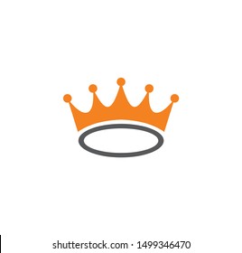 Crown related icon on background for graphic and web design. Simple illustration. Internet concept symbol for website button or mobile app.