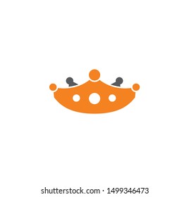 Crown related icon on background for graphic and web design. Simple illustration. Internet concept symbol for website button or mobile app.