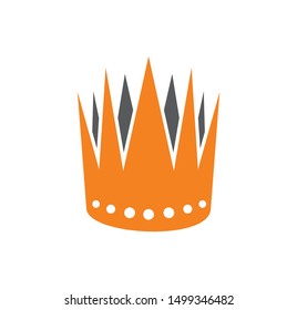 Crown related icon on background for graphic and web design. Simple illustration. Internet concept symbol for website button or mobile app.