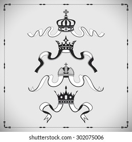 Crown and Ribbon