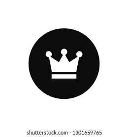 Crown rounded icon