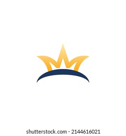 vectores del logo de diseño de la corona real
