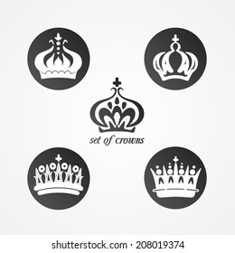 Crown, Royal Family Icons Set