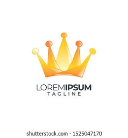 Crown royal graphic design template vector isolated