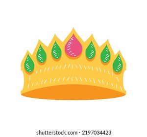 crown royal icon flat isolated