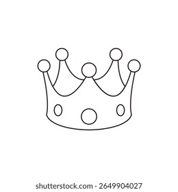 crown royal king princess prince queen emoji symbol sign icon vector illustration