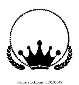 Crown royal symbol icon vector illustration graphic design