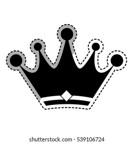 Crown royal symbol icon vector illustration graphic design