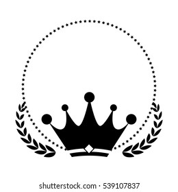 Crown royal symbol icon vector illustration graphic design