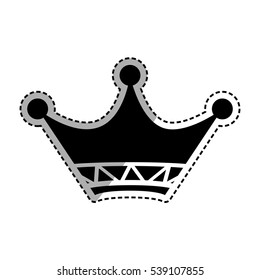 Crown royal symbol icon vector illustration graphic design