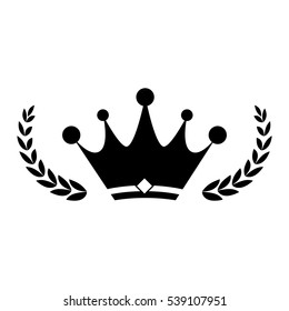 Crown royal symbol icon vector illustration graphic design