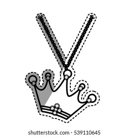 Crown royal symbol icon vector illustration graphic design