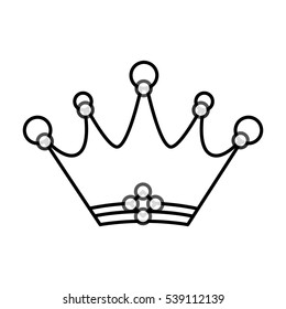 Crown royal symbol icon vector illustration graphic design