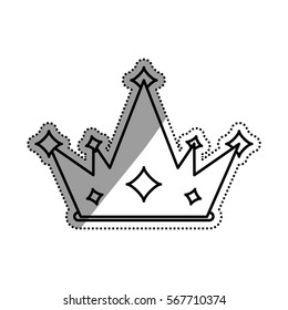 Crown royal symbol icon vector illustration graphic design