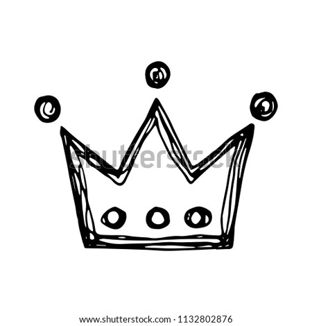 crown royal vector. Isolated on white background.