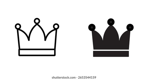Crown Royalty King Queen Success Icon