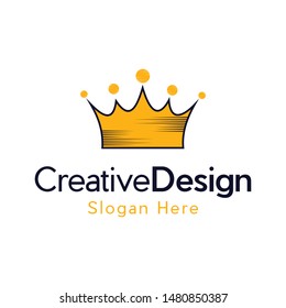 Crown Royalty Objective Creative Business Logo