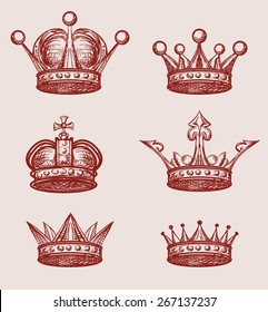 14,862 King Crown Sketch Images, Stock Photos & Vectors | Shutterstock