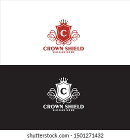 Crown Shield Logo in Vector