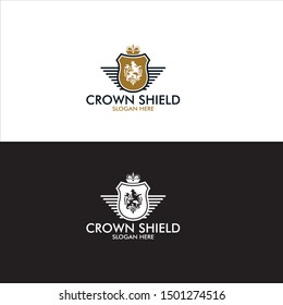 Crown Shield Logo in Vector