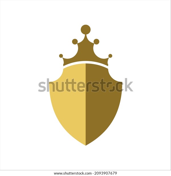 Crown Shield Logo Vector Illustration Design Stock Vector (Royalty Free ...