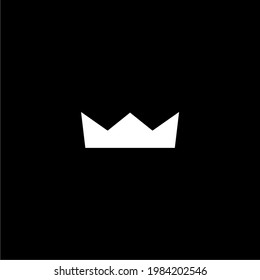 Crown Silhouette, Flat and Simple Style, Can use for Icon, Symbol, Apps, Website, Decoration, Ornate, Pictogram, Logo Gram, and Graphic Design Element. Vector Illustration 