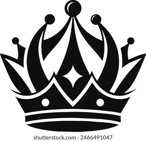 Crown Silhouette, Great for creating certificates, awards, celebratory posters, certificates, awards, celebratory, Royalty and Luxury Designs