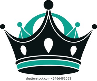 Crown Silhouette, Great for creating certificates, awards, celebratory posters, certificates, awards, celebratory, Royalty and Luxury Designs