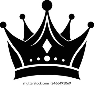 Crown Silhouette, Great for creating certificates, awards, celebratory posters, certificates, awards, celebratory, Royalty and Luxury Designs